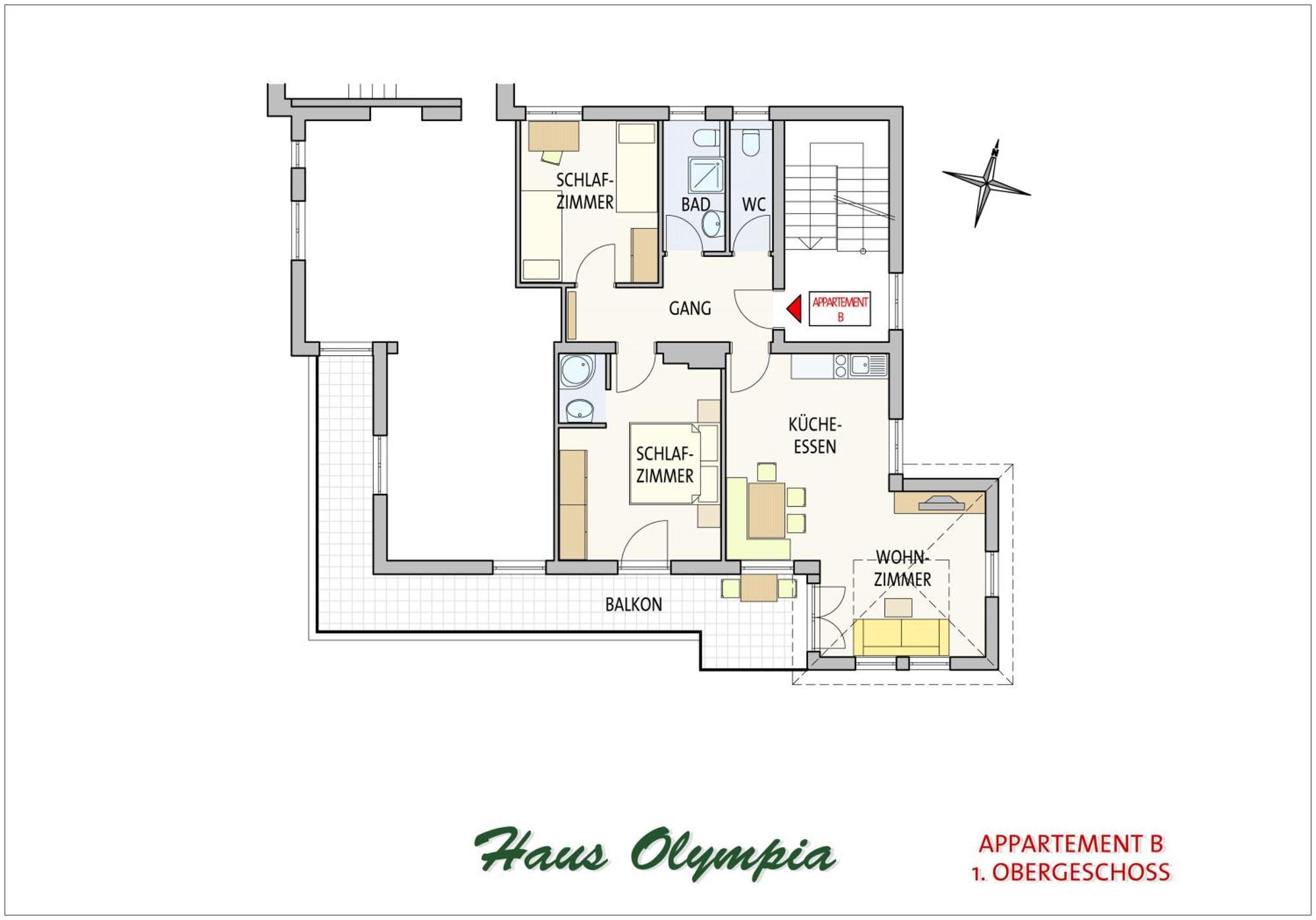 Appartements Haus Olympia Innsbruck Rom bilde